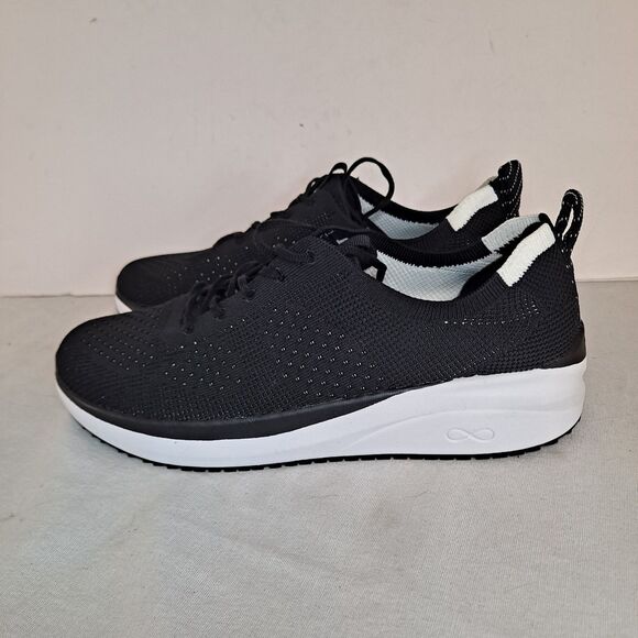 Infinity by Cherokee Men\'s Everon Knit Black & White Shoes US Size 9.5 main image 7